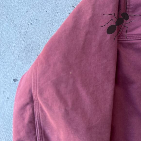 Vintage Y2K Carhartt WOMENS pink hooded work wear jacket - Picture 8 of 11